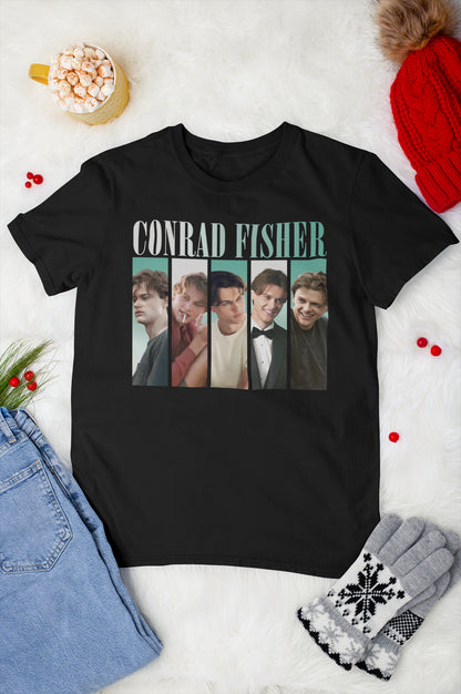 Conrad Fisher Collage Photo Hoodie | Retro Stylish Graphic Sweatshirt