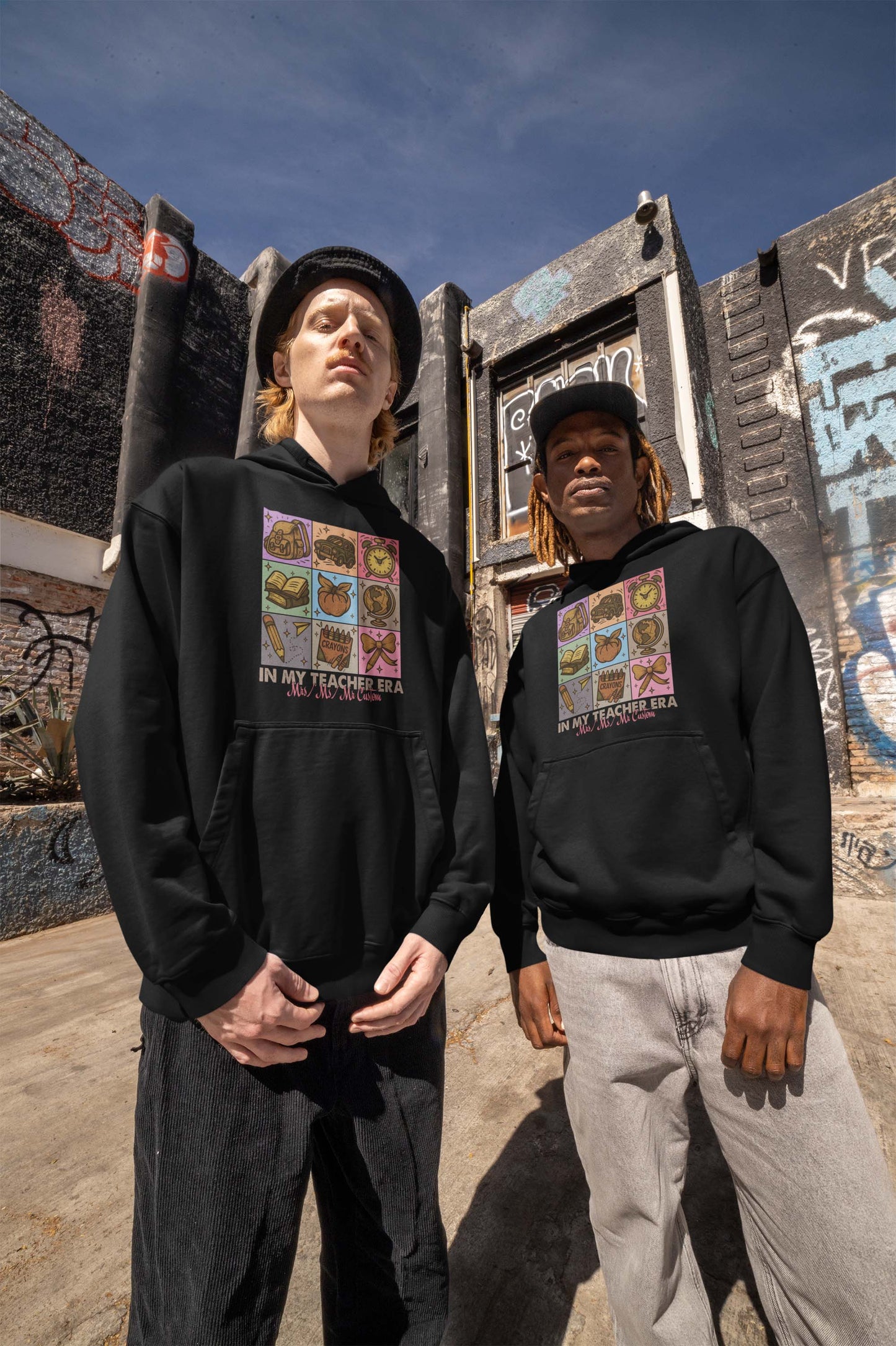 In My Teacher Era T-Shirt Retro School Supplies Gift Tee