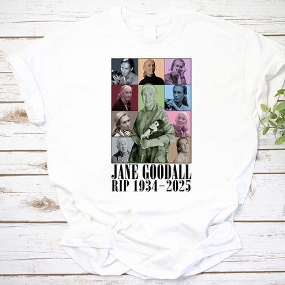 Jane Goodall Tribute T-Shirt RIP 1934-2023 | Inspirational Conservationist Tee