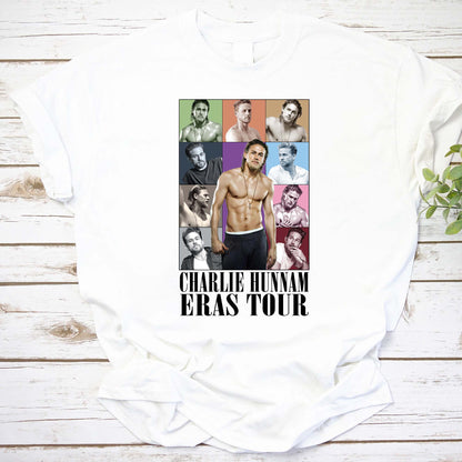 Charlie Hunnam Eras Collage Vintage Style Graphic Tee