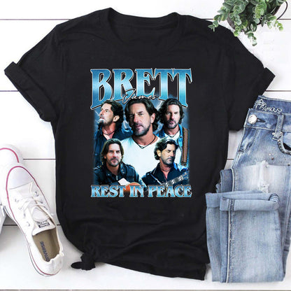 Brett James Rest In Peace Tribute T-Shirt Vintage Style