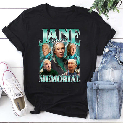 Jane Goodall Memorial Tribute T-Shirt – Inspirational Wildlife Conservation Tee