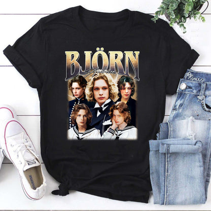 Björn Andrésen Vintage Style Graphic Tee Retro 70s Icon T-Shirt