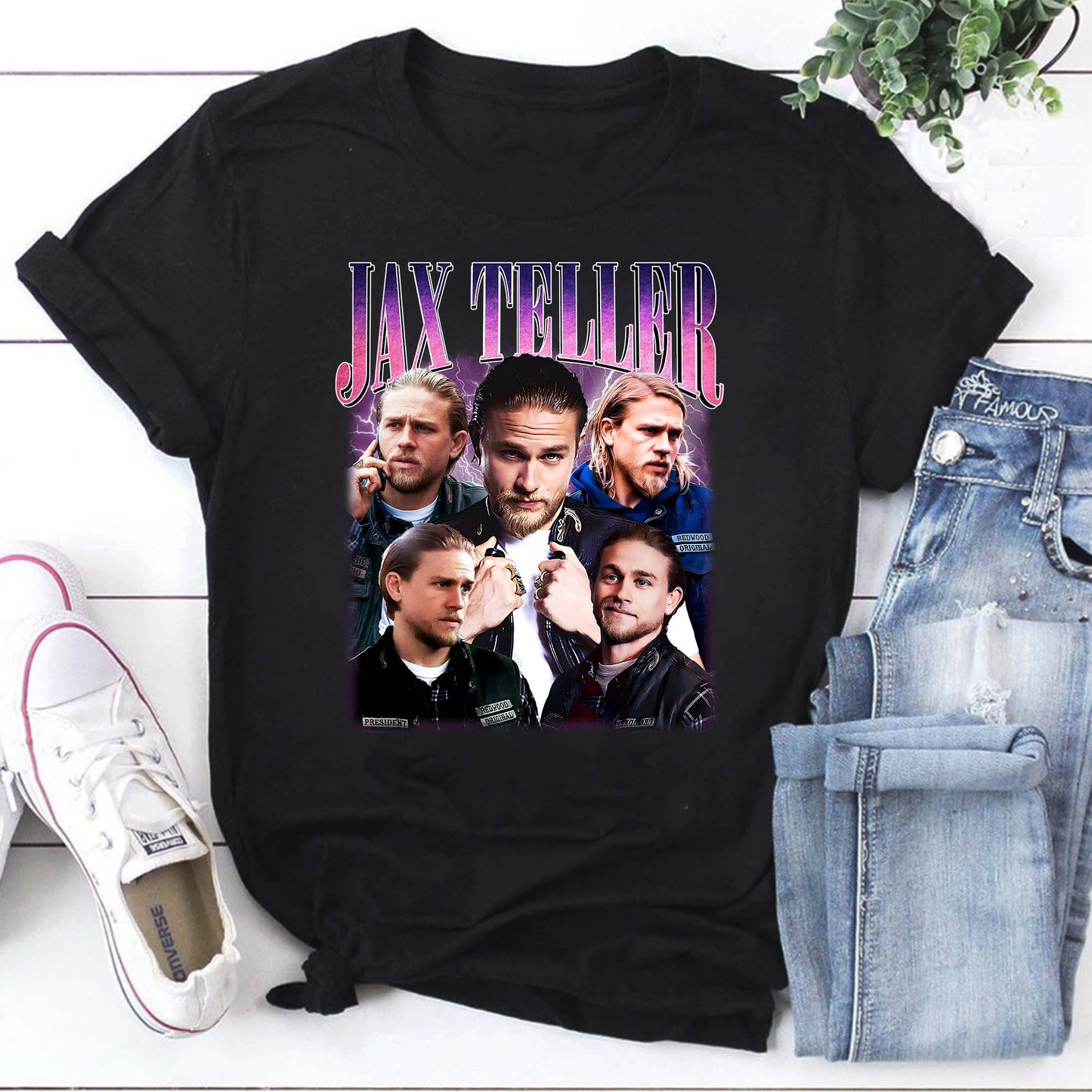 Jax Teller Sons of Anarchy Vintage Style Graphic Tee