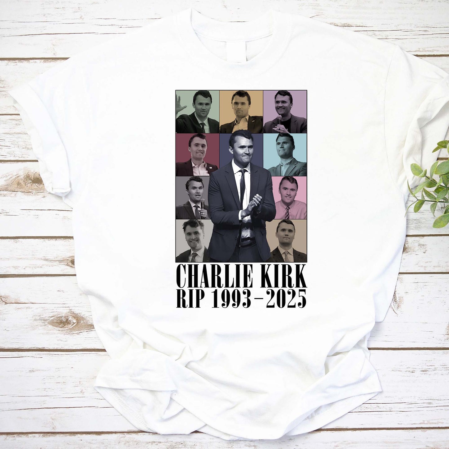 Charlie Kirk RIP 1993-20XX Memorial Tribute T-Shirt