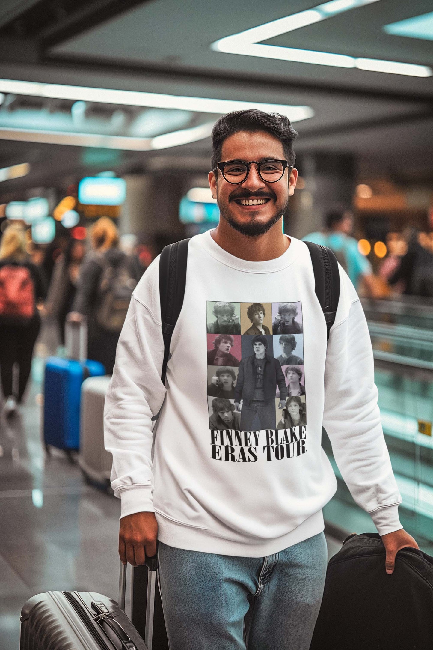 Vintage 80s Teen Movie Character Tony Banks Retro Collage Poster