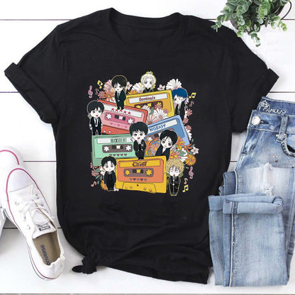Tokyo Revengers Vintage Cassette Tapes Anime T-Shirt for Fans