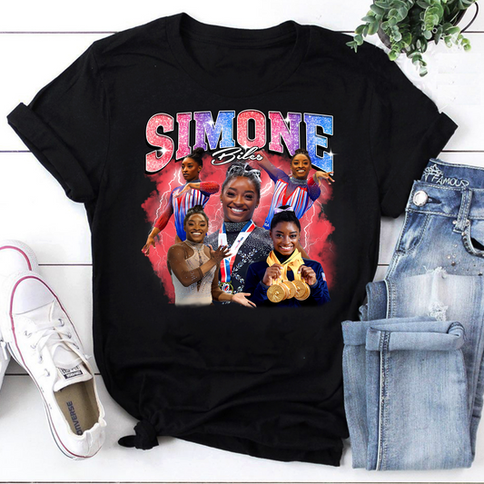 Simone Biles Bootleg Vintage T-Shirt